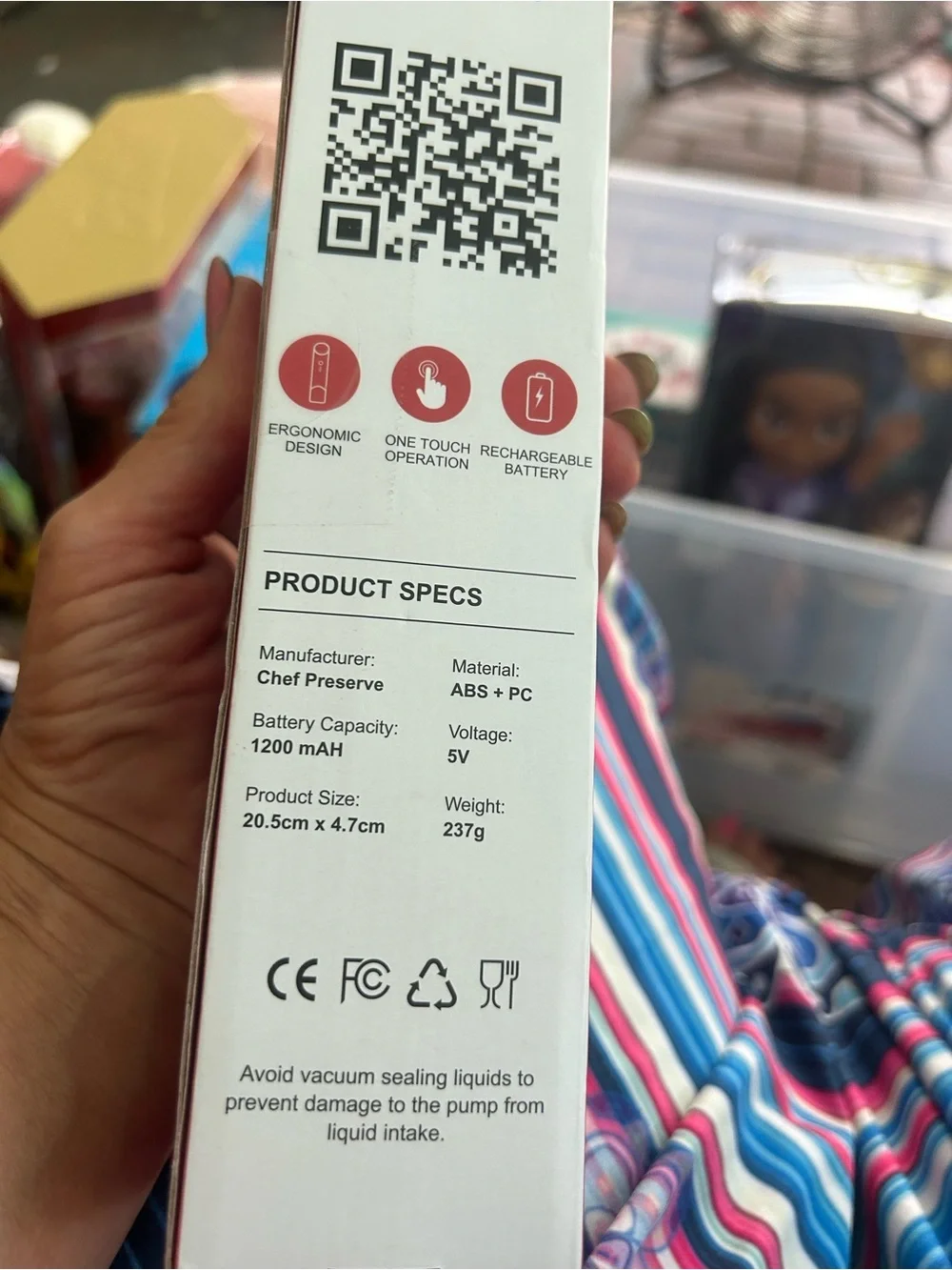 Chef preserve vacuum sealer